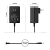 อะแดปเตอร์ไฟ 9V1A (สีดำ)