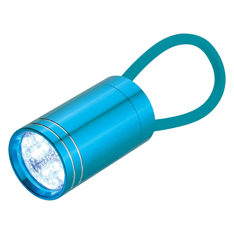 Portable Glow in the Dark Aluminum Alloy  LED Loop Flashlight