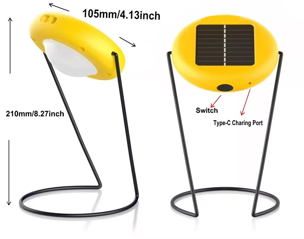 product 50 lumen portable solar lamp camping lamp reading lamp built in solar charger panel camping emergency solar led lamp-0