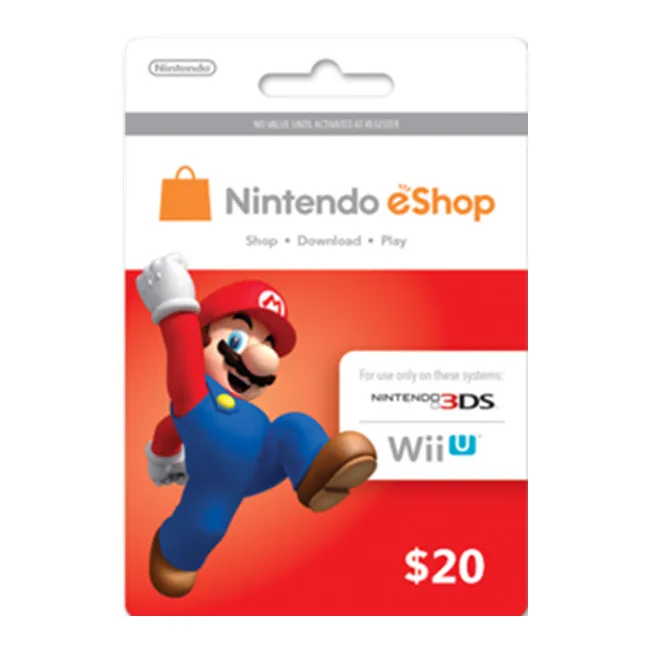 Veroveraar Licht genezen Us Nintendo Gift Card 5$ Eshop - Buy Us Nintendo 5,Nintendo Gift Card,Eshop  Gift Card Product on Alibaba.com