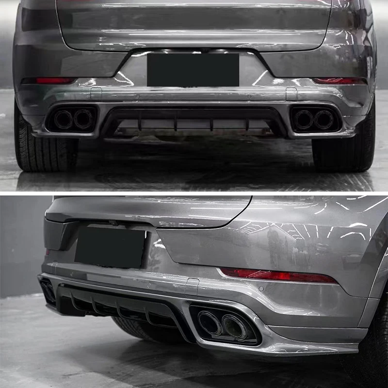 For Porsche 2018-2023 Cayenne Coupe Front Lip Body Kit Rear Bar Rear Lip Upgraded New Lower Guard 9YA 9Y0