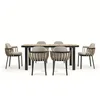 One table six chairs