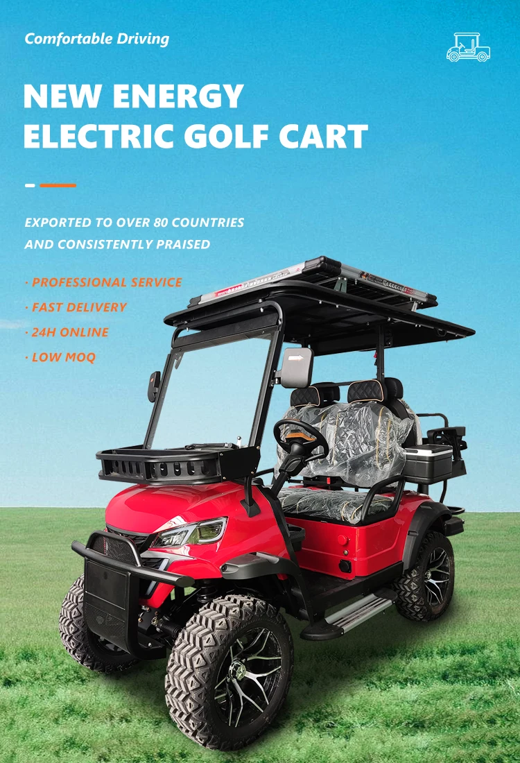 High-Performance Street Legal for Road Use Electric Golf Cart with Lithium Battery manufacture