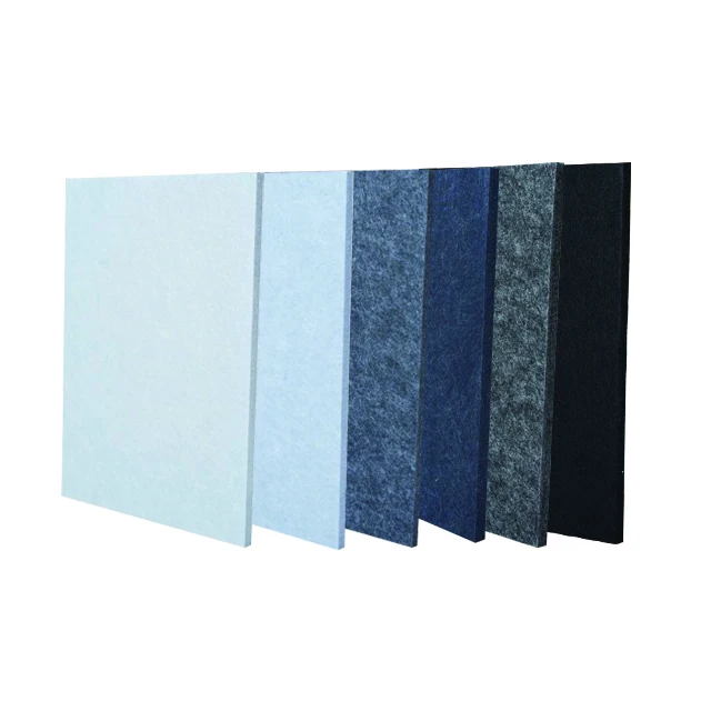 Environmental friendly commercial building high density 2440*1220mm 3mm-24mm pet acoust felt