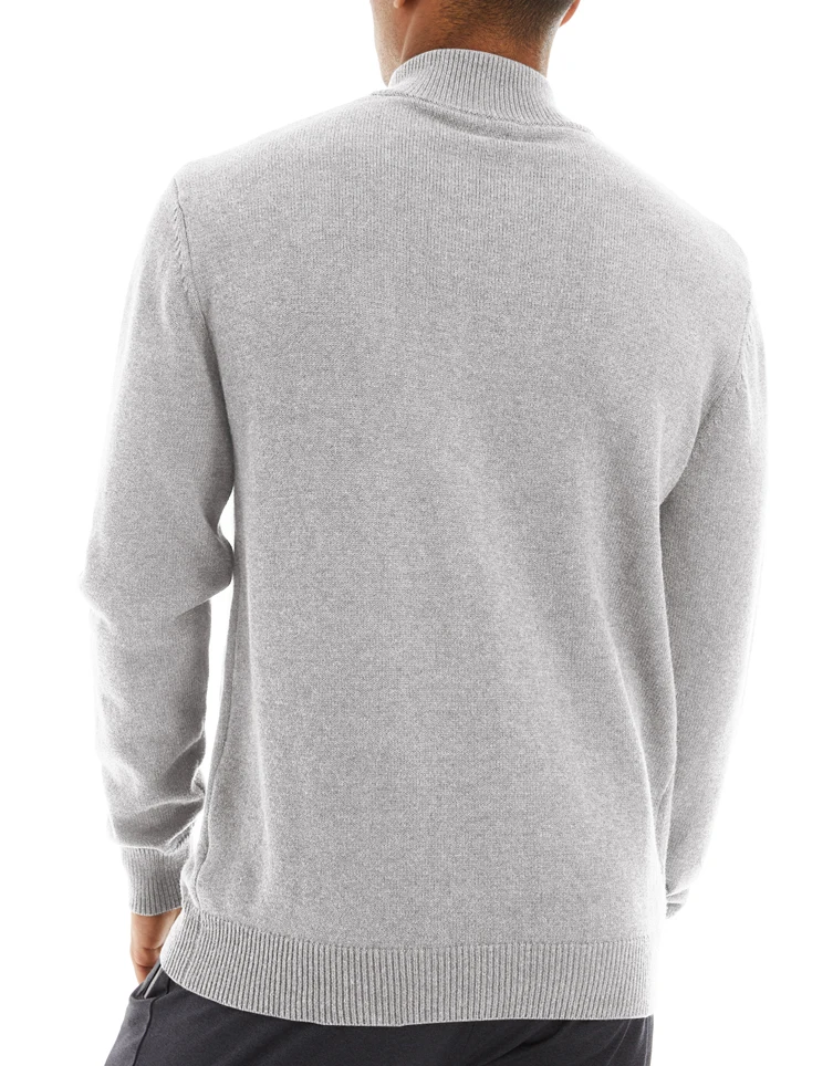 Garment Manufacturing Men's Sweaters,Oversize Men's 1/4 Zipper Pullover
