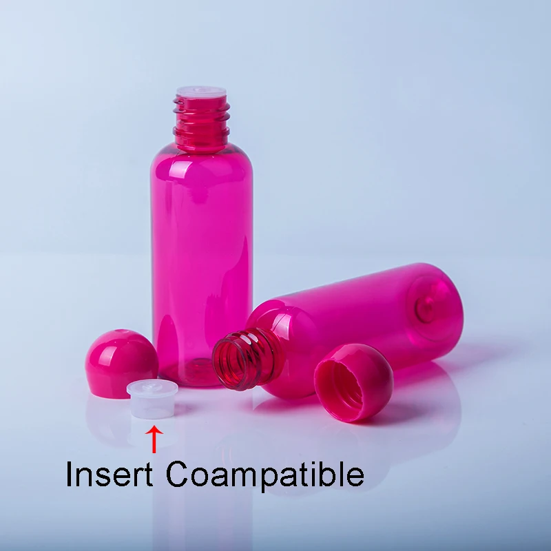 30ml 50ml 60ml 100ml 200ml Empty Travel Plastic Lotion Cream Bottle Rigid PET Squezze Skin Care Bottles for Hotel Toiletries Set