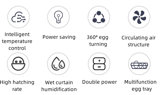 High hatching rate full automatic egg incubator for sale