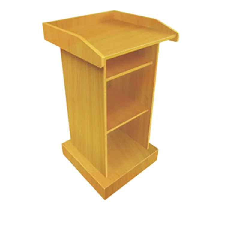 VINN DUNN Lectern S/S with Black Leather,Tabletop Lectern for Office/Speech/Party/Wedding/Hotel/Church/School 