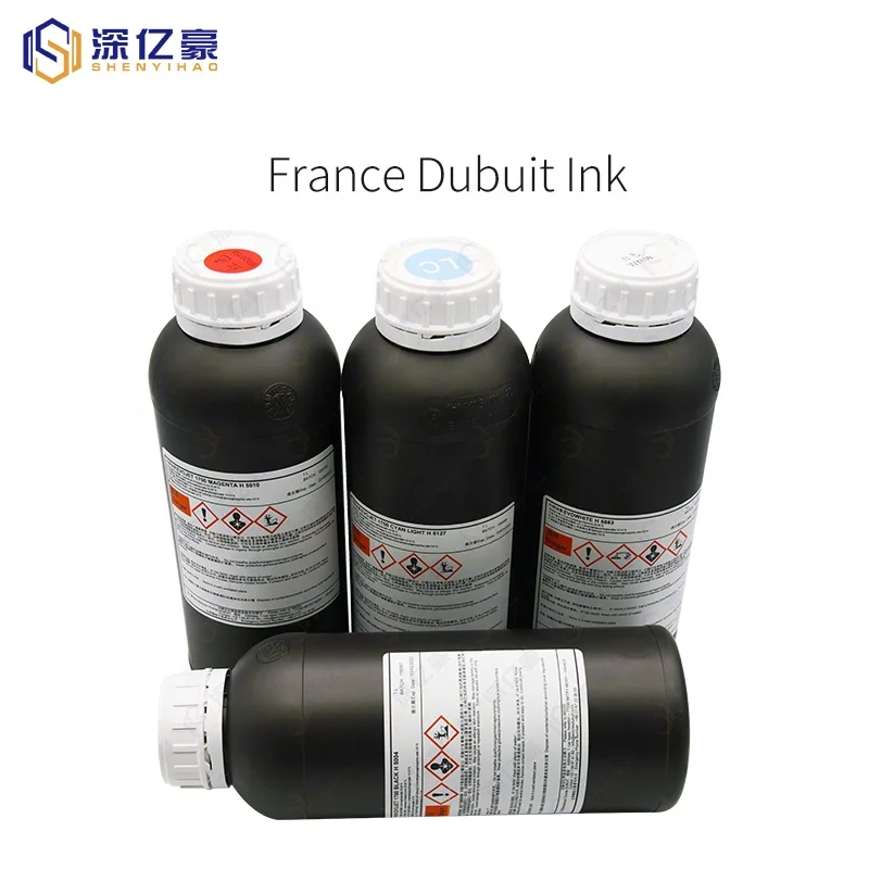 1000ml Original France Imported UV Ink for Epson Ricoh Eco Solvent UV LED Printer UV Ink DUBUIT Inks