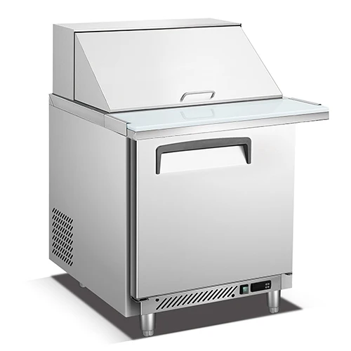 Prep Table Salad Refrigerator Showcase Salad Counter Chiller