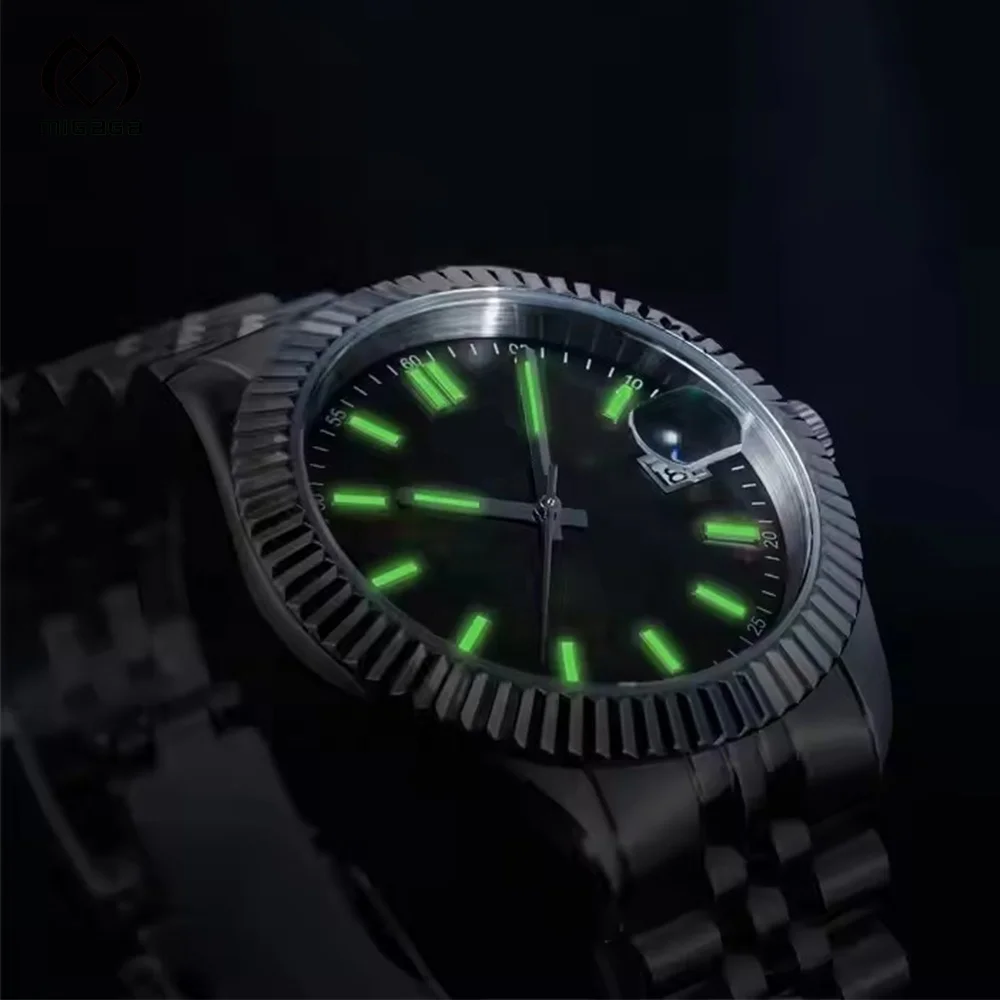 Custom Super Luminous Automatic Diver Watch for Men Classic Wrist Watches Japan Day and Date Pearl Dial Automatic Watch