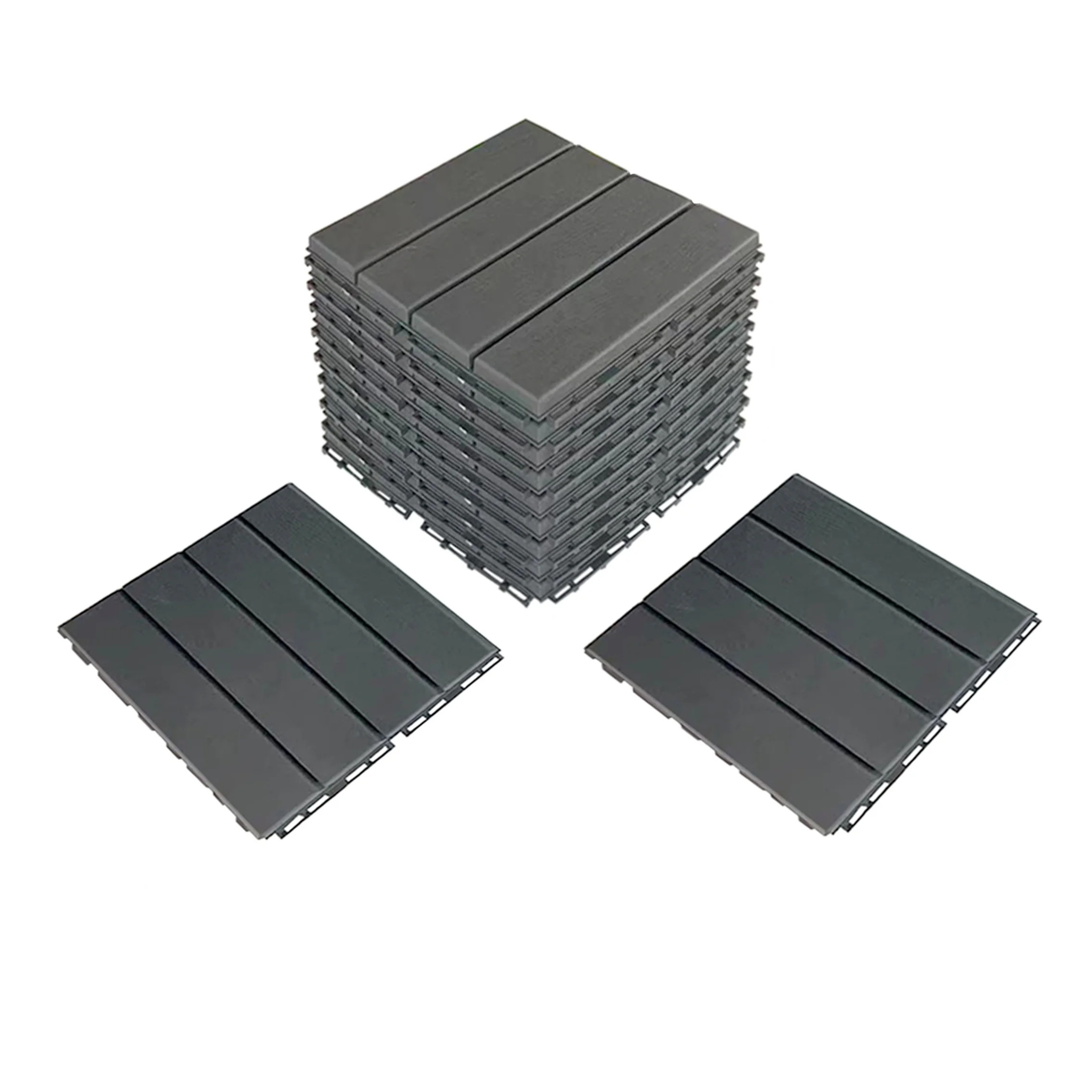 Plastic Floor Tile Interlock Pp Eco Deck Tile Garage Patio Balcony Deck ...