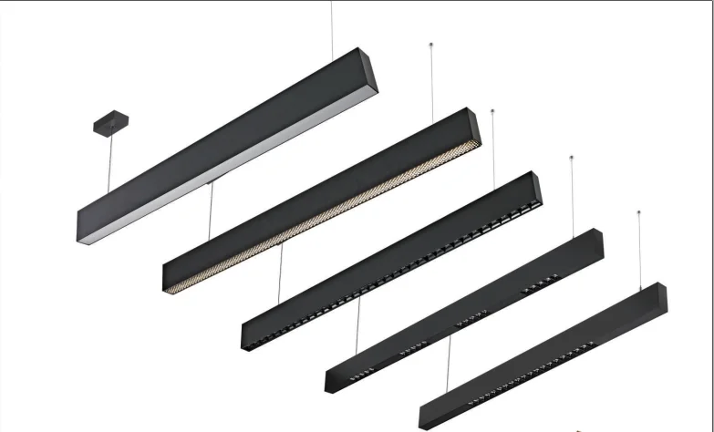 ECOJAS LI50 45W Aluminum Profile Led Linear Trunking Lighting System Led Linear Light Led Tube