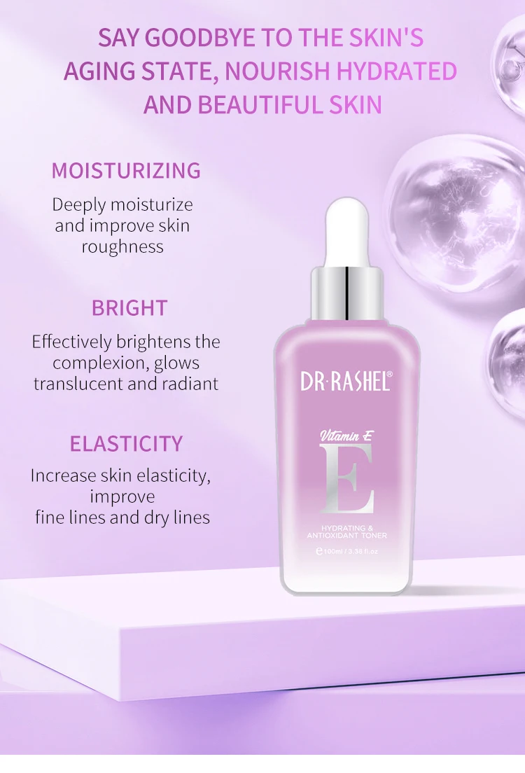 DR RASHEL Hydrating Anti Aging Smoothing Anti Oxidant Best Selling Women Vitamin E Face Toner 100ml