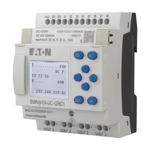Warehouse in Stock EASY-E4-UC-12RC1 High-Quality PLC Programming Relay for Advanced Automation