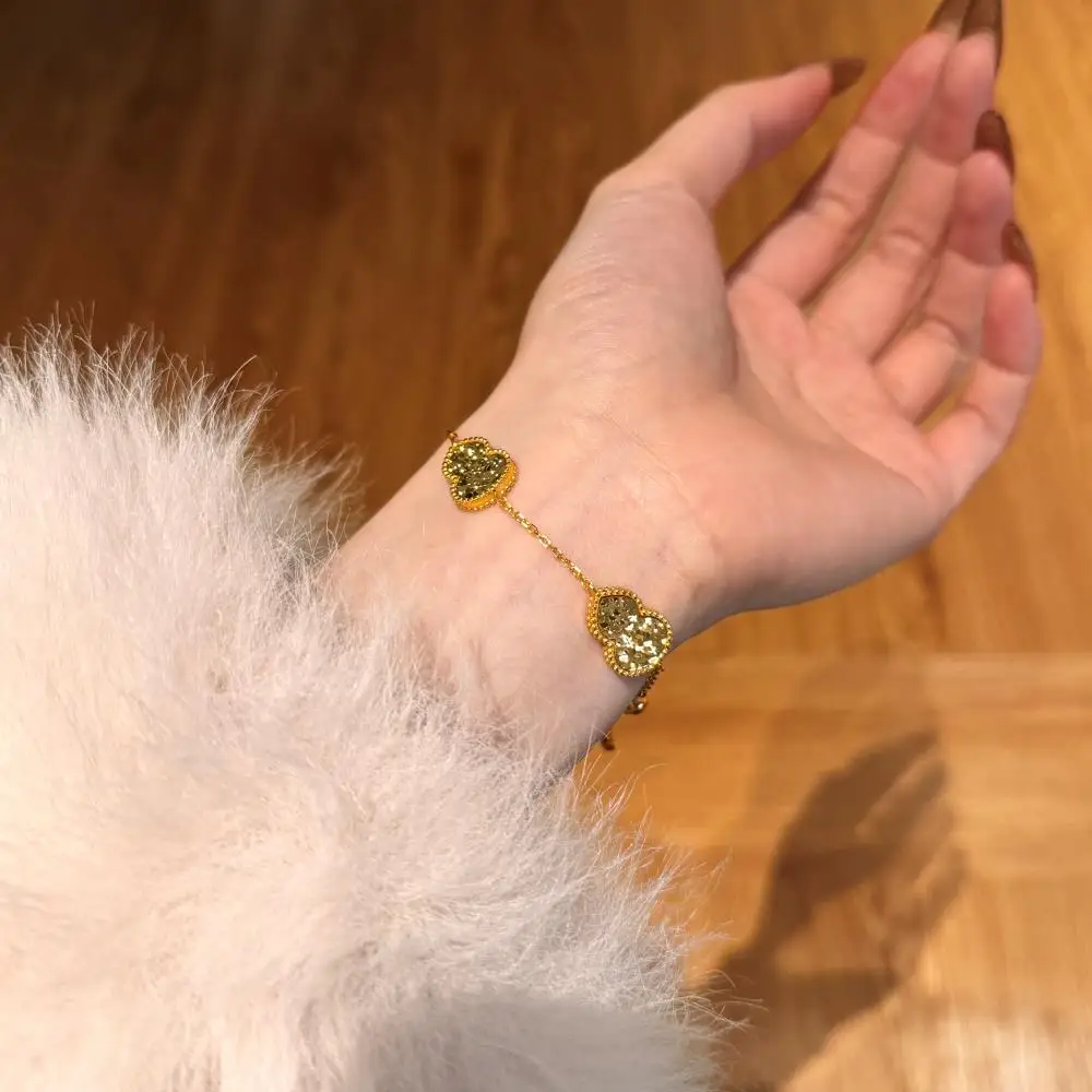 KAKODIY Exquisite Gourd 22K Electroplated Bracelet Jewelry 925 Sterling Silver Women's Bracelet detail 8