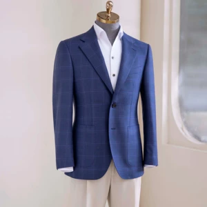 Men's Haute Couture Bespoke Wedding Suit 100% Wool 120-150 'Super British Fabric' Single Breasted Pant Coat Design