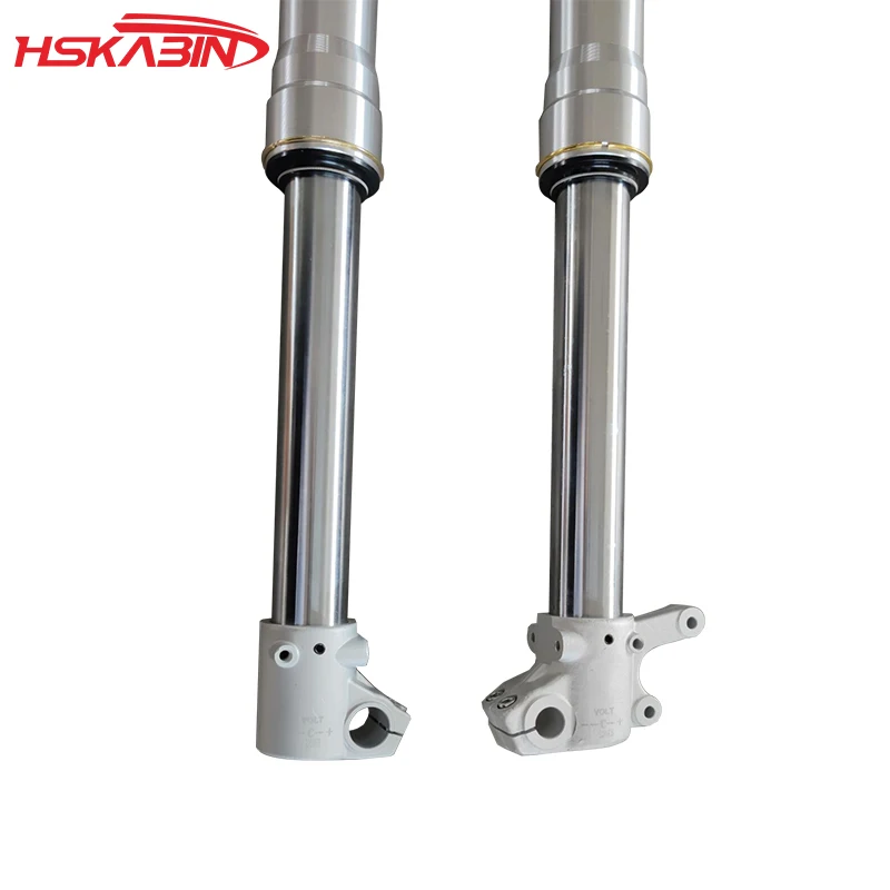 Сдвоенный Регулируемый передний амортизатор для внедорожного мотоцикла из алюминиевого сплава с защитной пластиной аксессуары