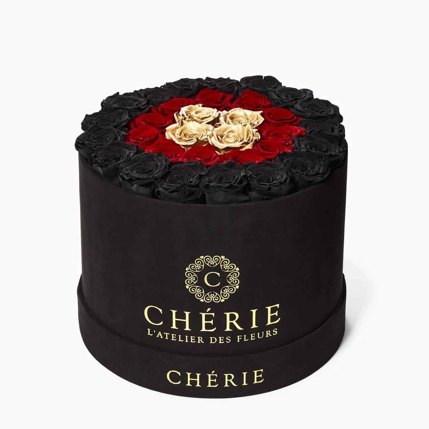 Luxury Square Round Velvet Flower Gift Box For Flowers China Wholesale ...