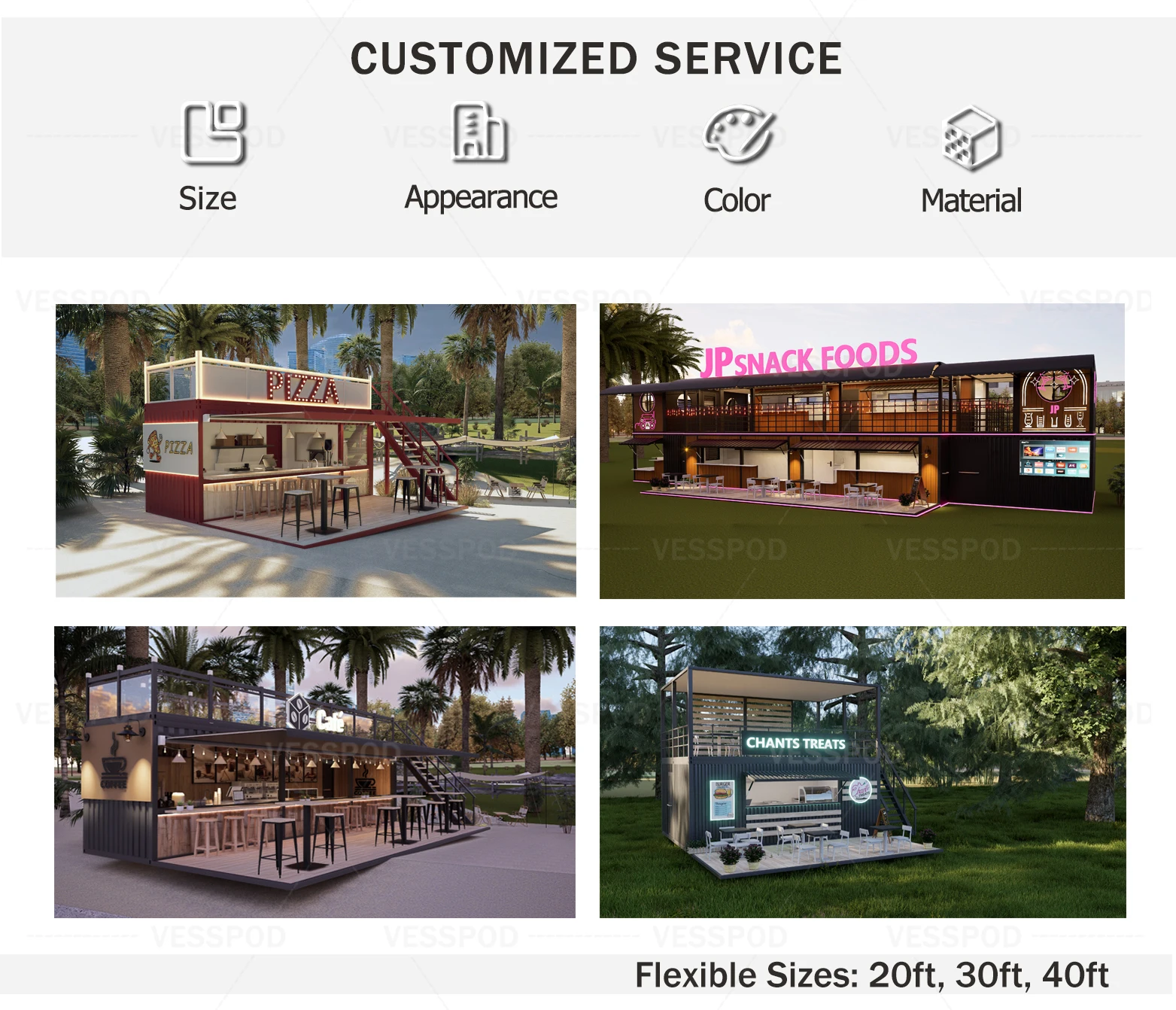 Modular Cafe Layou 2025 Design Modular Coffee Shop Container Bar Shipping