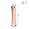 Rose gold, angled mouth