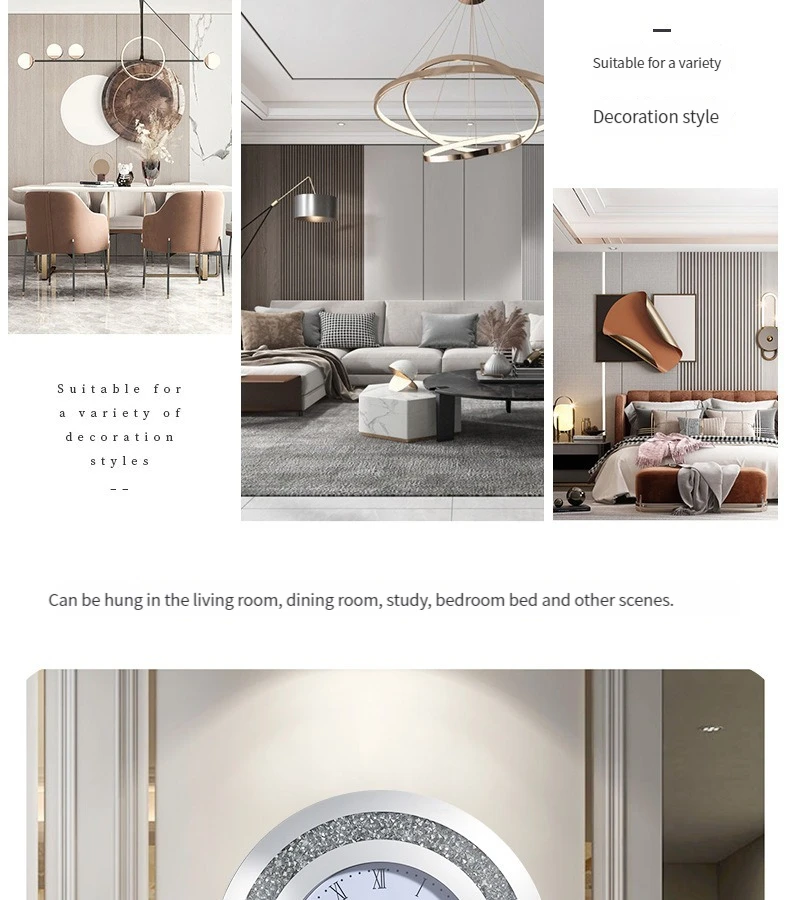 Modern Wall Clock Hanging Wall Clock Factory Wholesale Living Room