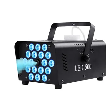 500W Mini Stage Fog Machine with DMX512 Remote Control LED RGB Smoke Machine for Wedding Party DJ detail image