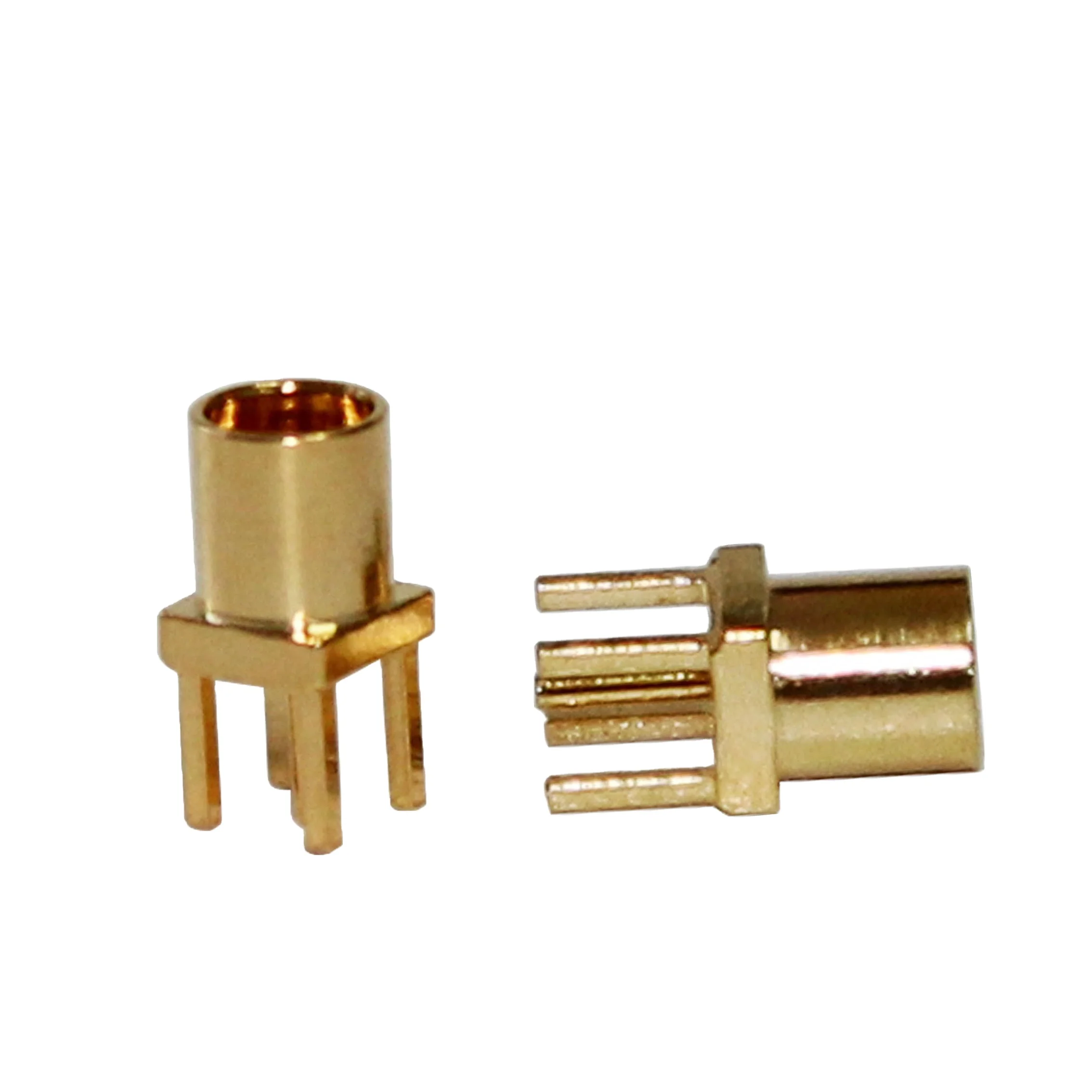 High Performance MMCX-KE RF Connector Straight PCB Mount Female MMCX Connector