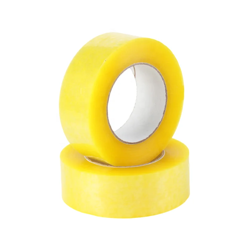 Water-proof No Bubbles Clear Lightly Yellowish Bopp Packing Tape ...