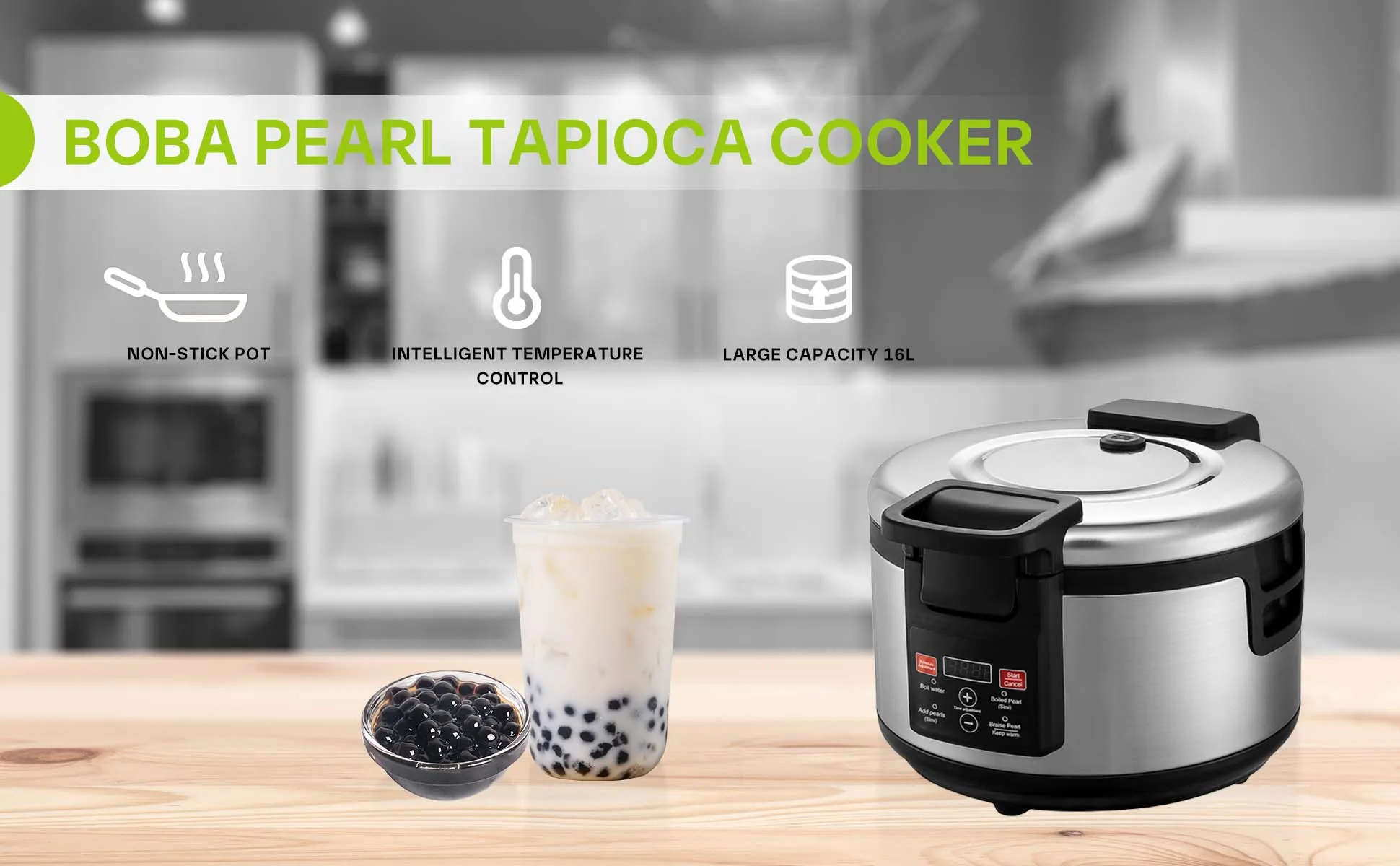 WF-D16 Boba Cooker - Efficient Tapioca Cooking Solutions