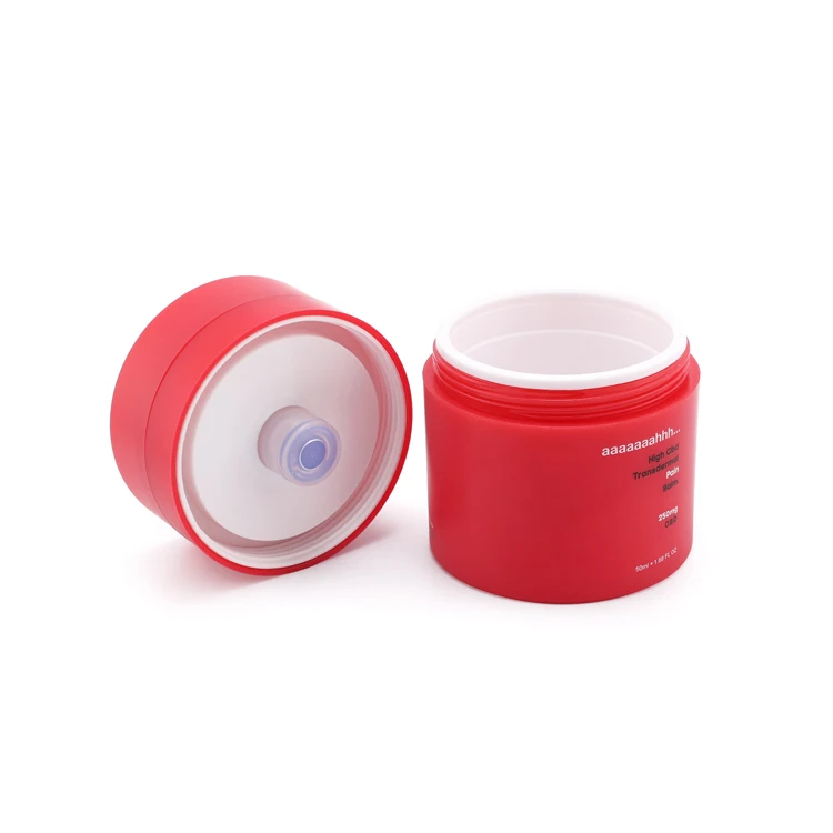 Cosmetic Jars And Bottles 15g 30g 50g Round Cosmetic Plastic Vacuum Packaging Bottle Lotion Face Cream Acrylic Pump Container Jars With White Cap