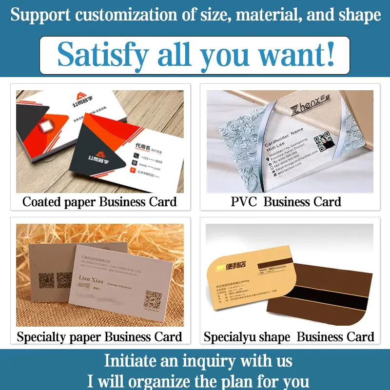 Luxury Custom 700g Thick Paper Thank You Post Card With Foil Logo Business Customized Brand Order Cards Print