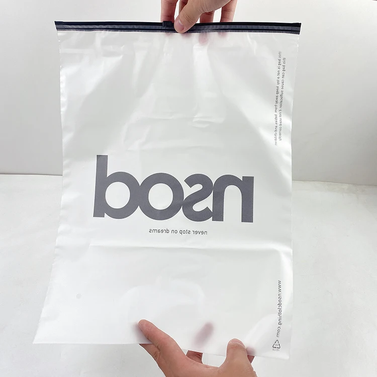 Custom logo matte frosted Clear stand up food bags with zip lock Custom logo matte frosted Clear stand up food bags with zip lock