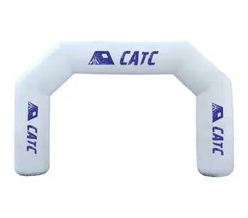 Outdoor advertising inflatable arch with LED light inflatable arch bicycle custom printed logo for events