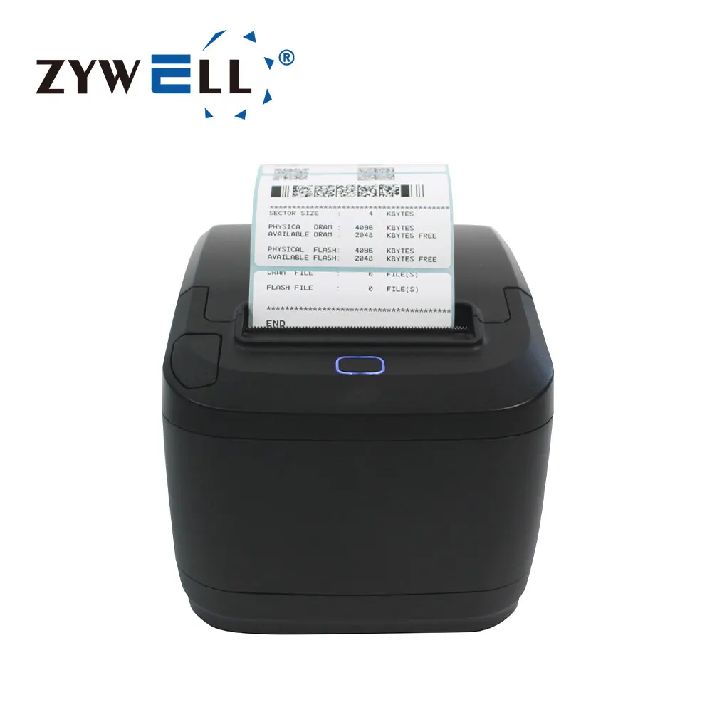 ちゃページ ZY310 Desktop 3inch Inkless Thermal Label Printer - ZYWELL