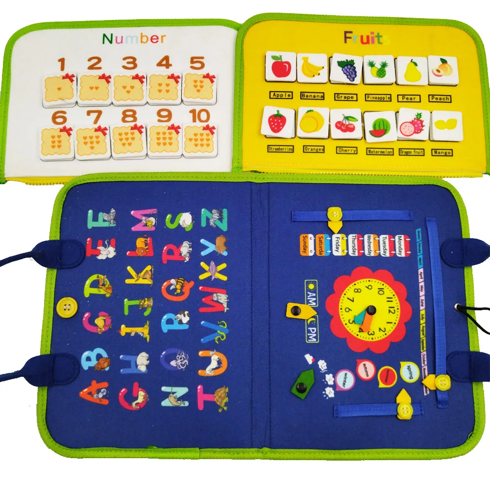 Af New Release Toys Early Educational Montessori Activity Board For ...