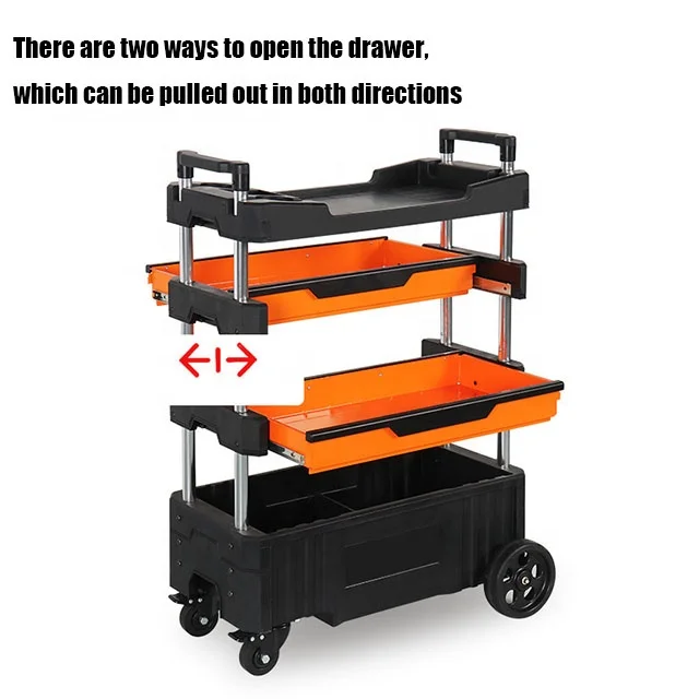 Foldable Tattoo Work Cabinet Tool Cart Mobile Multifunctional Tool Cabinet