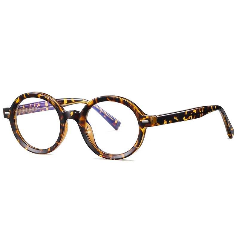 Lunettes Anti-lumière Bleue ADEWU - Monture Métal Ronde Claire - Pour Ordinateur, Gaming, Protection Des Yeux