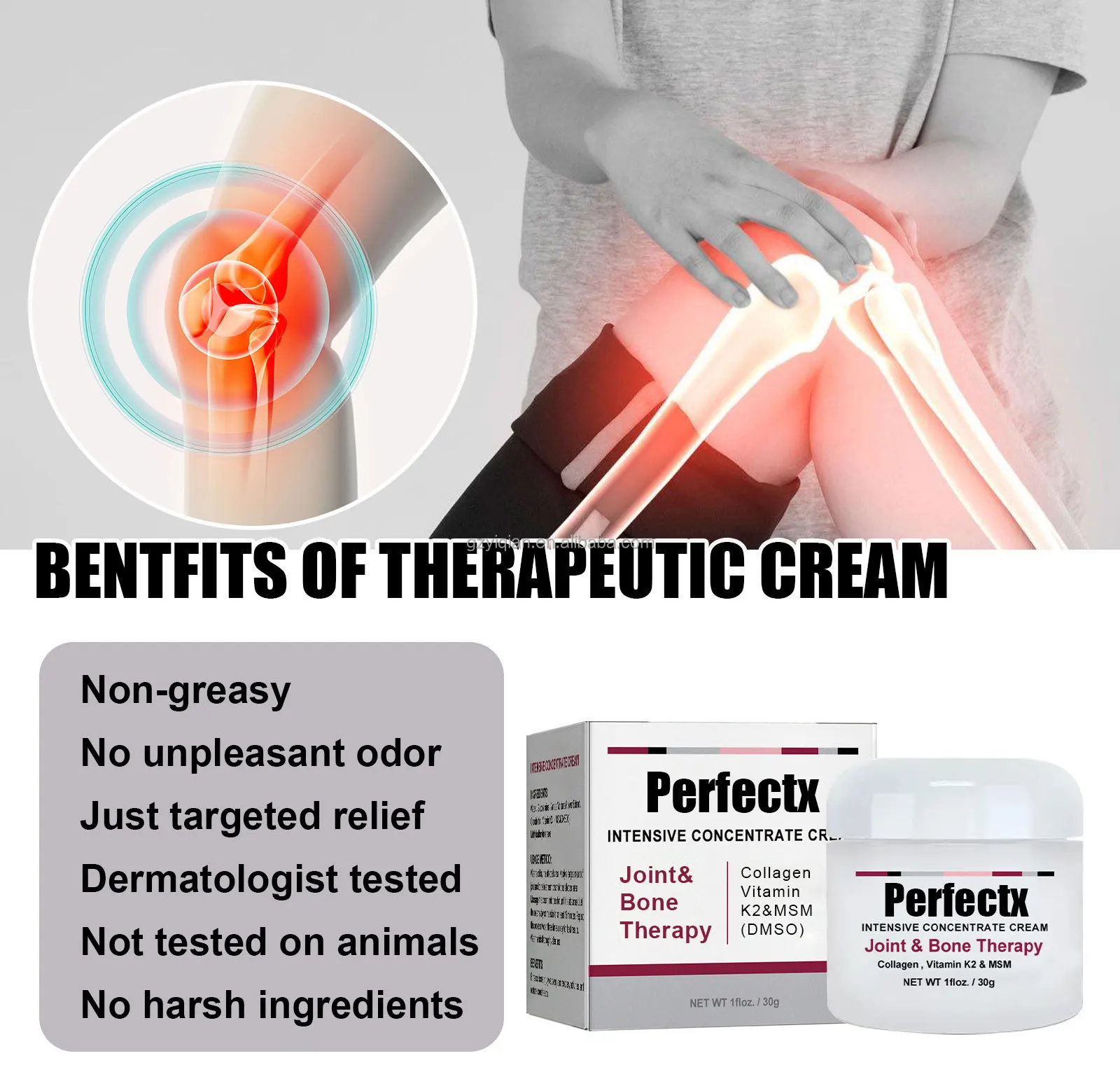 Collagen Vitamin D3+k2 Joint & Bone Therapy Cream Pain Relief Cream