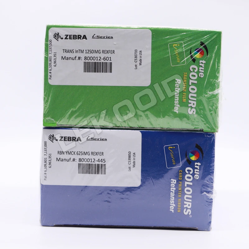 銀製品セット売り Zebra ZXP Series 8 Printer Ribbons - YMCK Color & Transfer Film