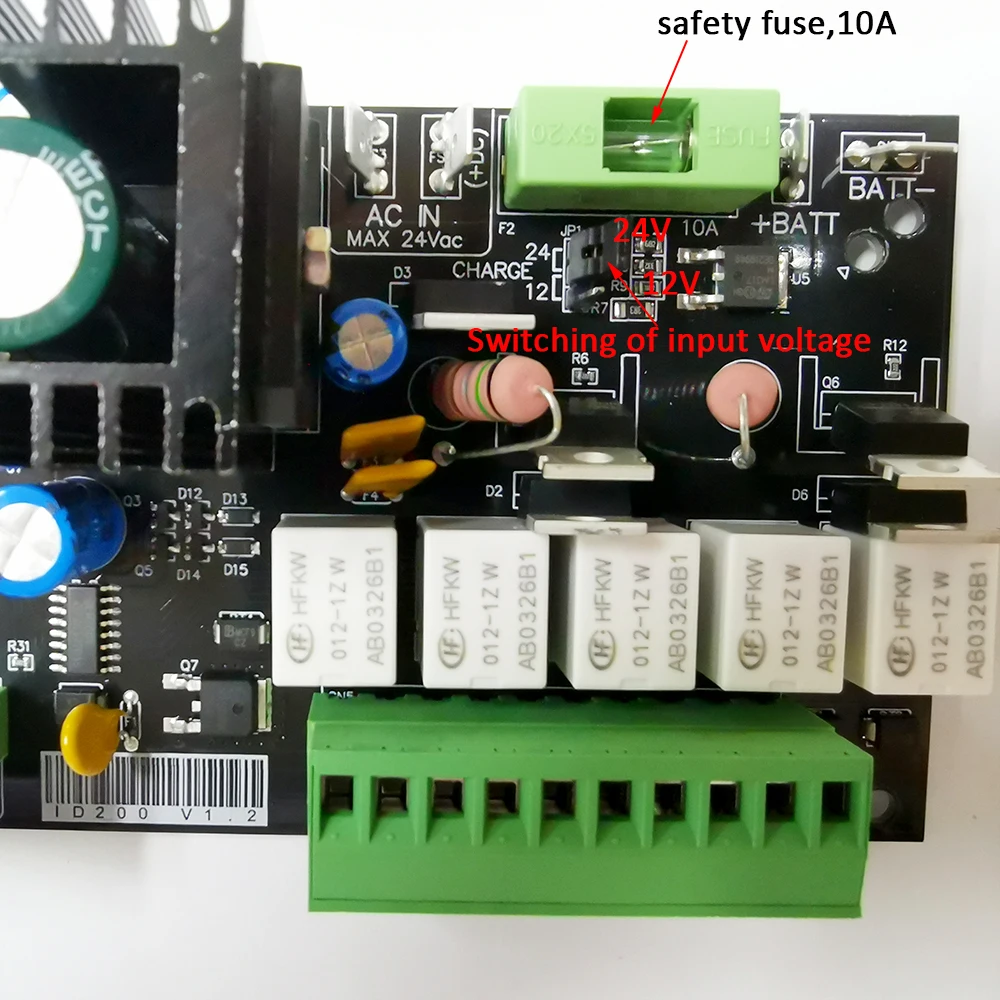 Universal Type 12v/24v Pcb Board For Automatic Double Arms Swing Gate