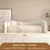 Divano 2 posti 170 cm (Sherpa Avorio)
