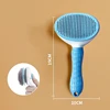 Blue TPR fine needle comb (OPP packaging)