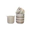 Rattan mushroom bag brown