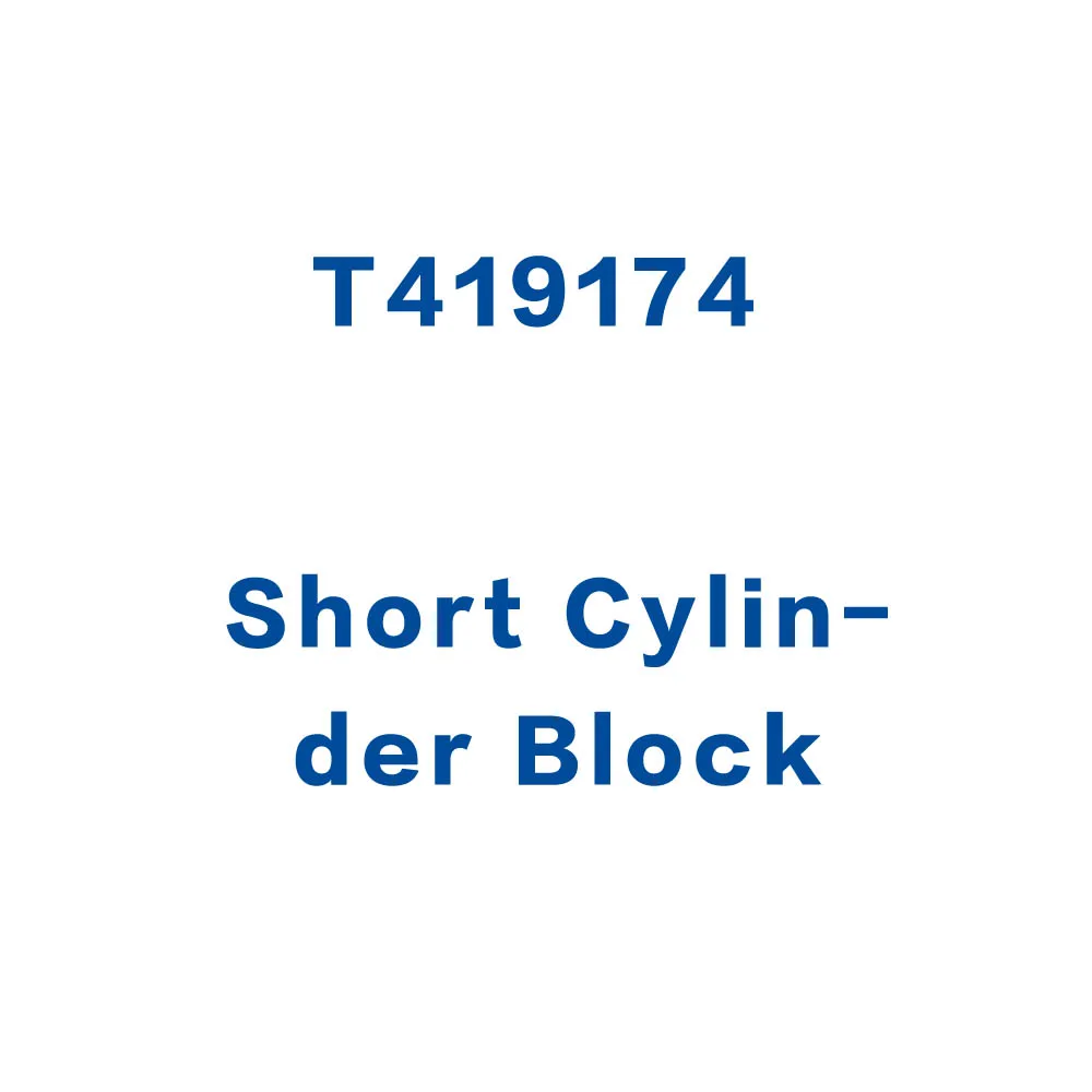 Original Genuine OEM T419174 Short Cylinder Block For Perkins Diesel Engines Spare Parts