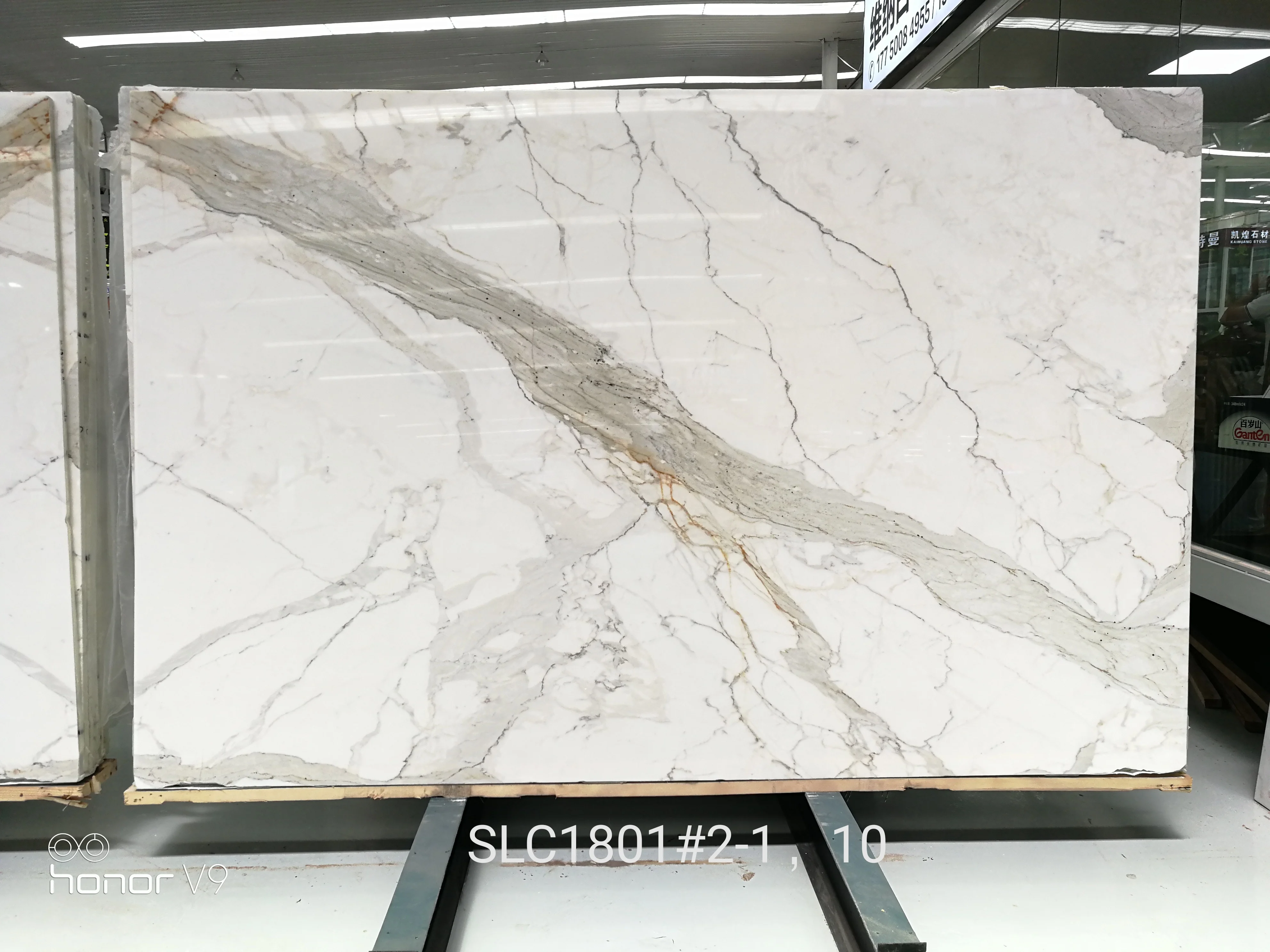 Italian Marble Price  White Marble Slabs Polished Calaccata Gold Luxurious Interior Decoration
