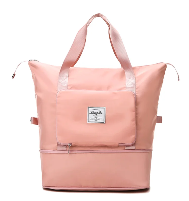 Women Shoulder Bags Large Capacity Foldable Women Oxford Cloth Travel Waterproof Oxford Cloth Handbag