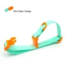Mint green&orange