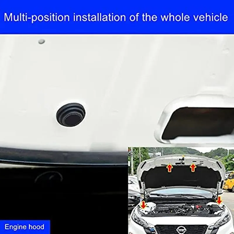 Autoschokdemper, afdichtingen, autodeur, schokdemper, elastische buffer schokdemper en geluiddemper, afdichting, universele autobumper, deurbescherming, zwart, 10 stuks Autoschokdemper, afdichtingen, autodeur, schokdemper, elastische buffer schokdemper en geluiddemper, afdichting, universele autobumper, deurbescherming, zwart, 10 stuks