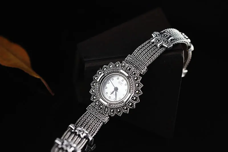 Fashion reloj para mujer S925 silver watches women wrist luxury jam tangan ladies watches buy online